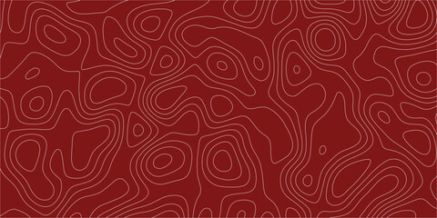 Artistic rendering of elevation-inspired contour lines for abstract backgrounds

