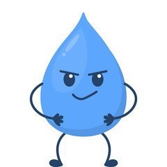 Cute Water Character Illustration