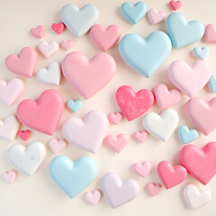 heart shaped candies