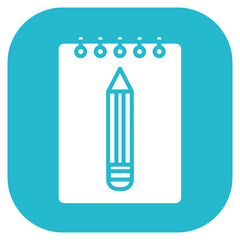 Drawing Pad Vector Icon