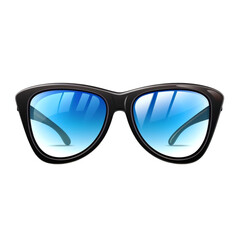 Eye Glasses 3D Icon Illustration Isolated on Transparent Background