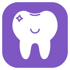 Baby Teeth Vector Icon