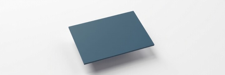 Professional Floating Business Card Mockup Isolated on White Background, marketing materials, advertisement, design