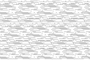 Minimalist seamless pattern with horizontal black lines on a white background, perfect for modern design and decoration.