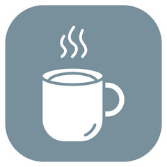 Coffee Iconic Mug Vector Icon