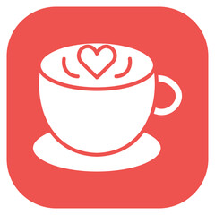 French Vanilla Latte Vector Icon