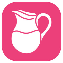 Latte Pitcher Vector Icon