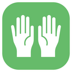 Surgical Gloves Vector Icon