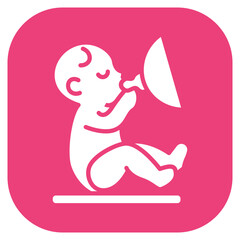 Lactation Vector Icon