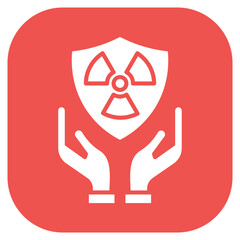 Radiation Protection Vector Icon