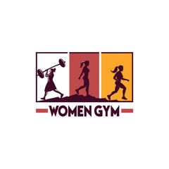 gym logo design vector 