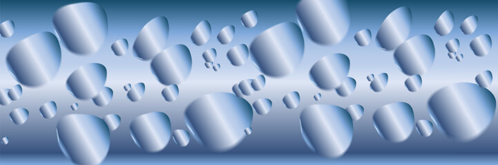 Dark blue metal abstract background with shiny rock shape graphic. Modern blue gradient circle. 