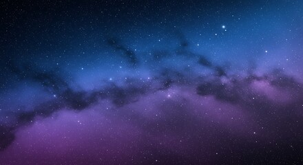 Cosmic Lavender Dusk AI Generated