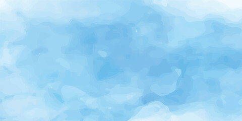 Abstract White and Blue Watercolor Painting Created with Light, Airy Brush Strokes and a Peaceful, Cloud-Like Wash of Color, Great for Wedding Stationery, Backgrounds, or Printable Art Decor