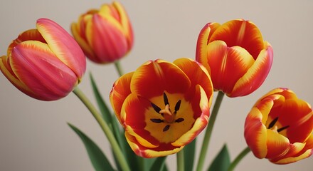 Crimson & Gold Dawn AI Generated