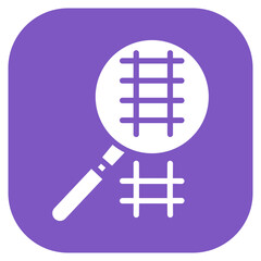 Track Inspection Vector Icon