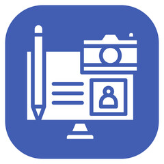 Content Creation Vector Icon