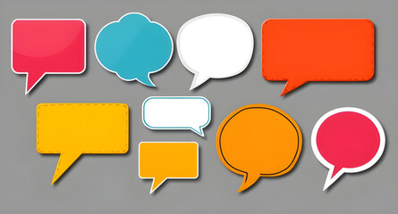 speech bubble art for texting space