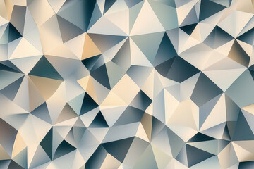 Fototapeta premium Abstract background showing low poly triangles creating modern design