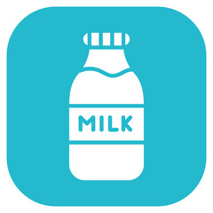 Milk Bottle Vector Icon