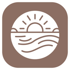 Sunrise Vector Icon