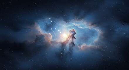 Celestial Ember's Embrace AI Generated