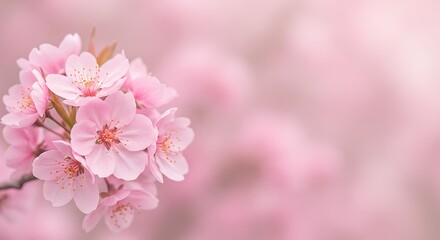 Obraz premium Blush of Spring's Whisper AI Generated