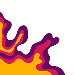 Colorful Abstract Topographic