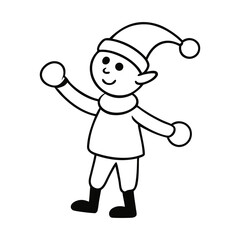 Christmas coloring page