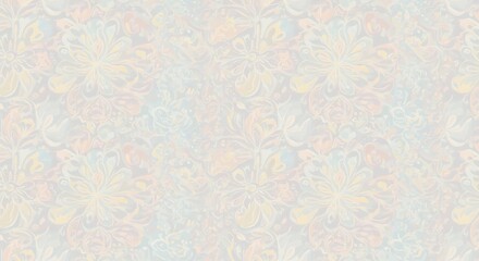 Pastel Bloom Scribbles AI Generated