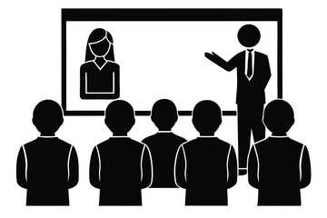 Viewing Presentations on a Smartboard Illustration

