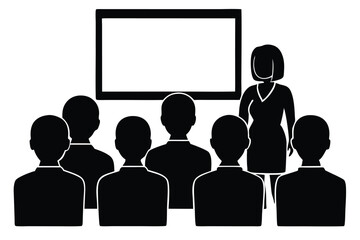 Viewing Presentations on a Smartboard Illustration

