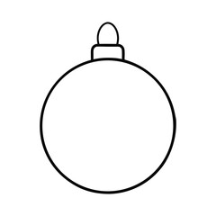 christmas ball isolated on white background