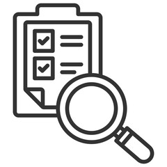 Inspection Outline Icon
