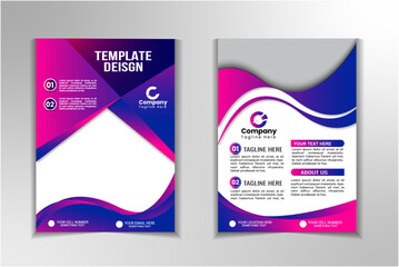 Corporate flyer design template