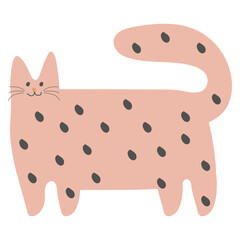 Hand Drawn Doodle Cat