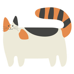 Hand Drawn Doodle Cat