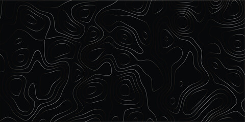 Flowing contour line pattern inspired by geography and elevation maps

