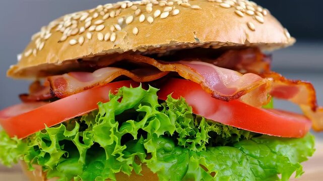 Classic BLT Bagel Breakfast Bar Scene