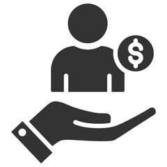 Employee Glyph Icon