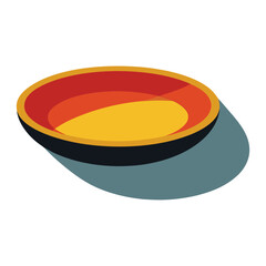 a dish with bold plating and shadows