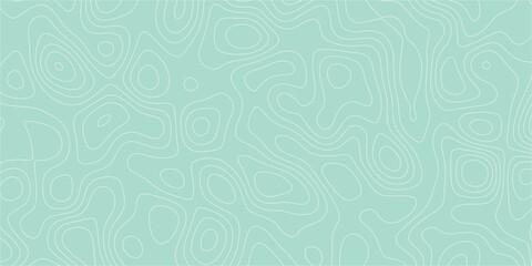 Vector seamless pattern with elevation contours and abstract terrain look

