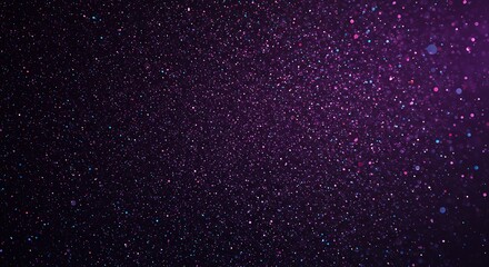 Fototapeta premium Purple Stardust Symphony AI Generated