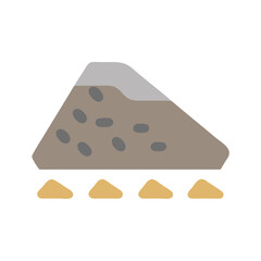  Creative Aggregate Gravel Icon Illustration