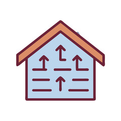  Attic Insulation Design Graphic Illustration