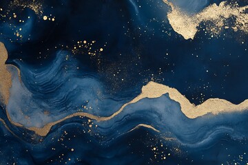 Delicate Gold Dust Shimmering Softly Against a Rich Black Background