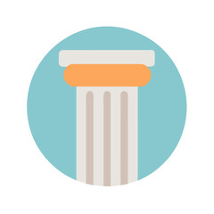  Building Column Design Icon Representation