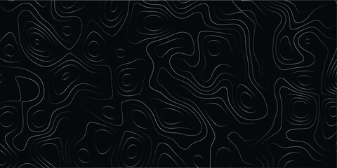 Abstract pattern of continuous wavy lines forming a topographic background

