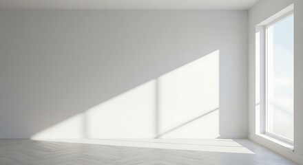 Fototapeta premium Sunlit Stillness AI Generated