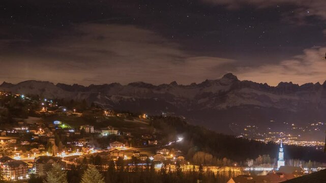 Timelapse vall&eacute;e du Mont Blanc 4
